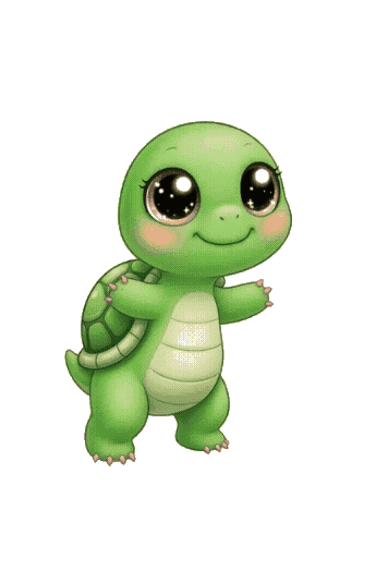 Timmy the Turtle waving hello